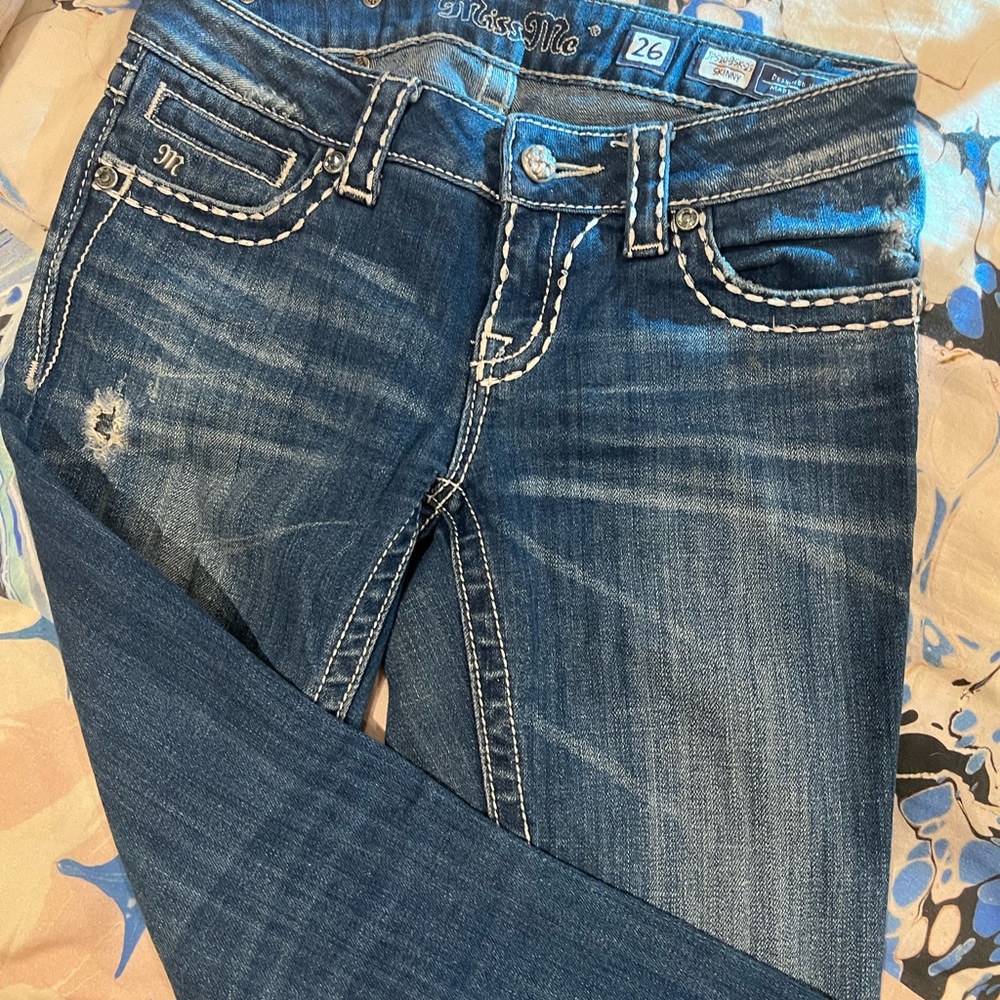 MISS ME low rise jeans